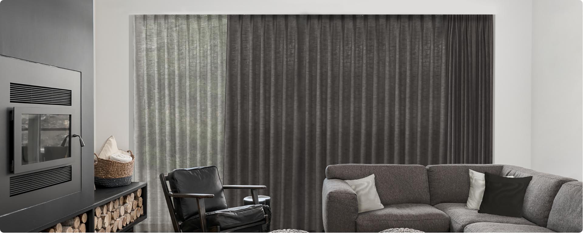 Overgordijnen achtergrond