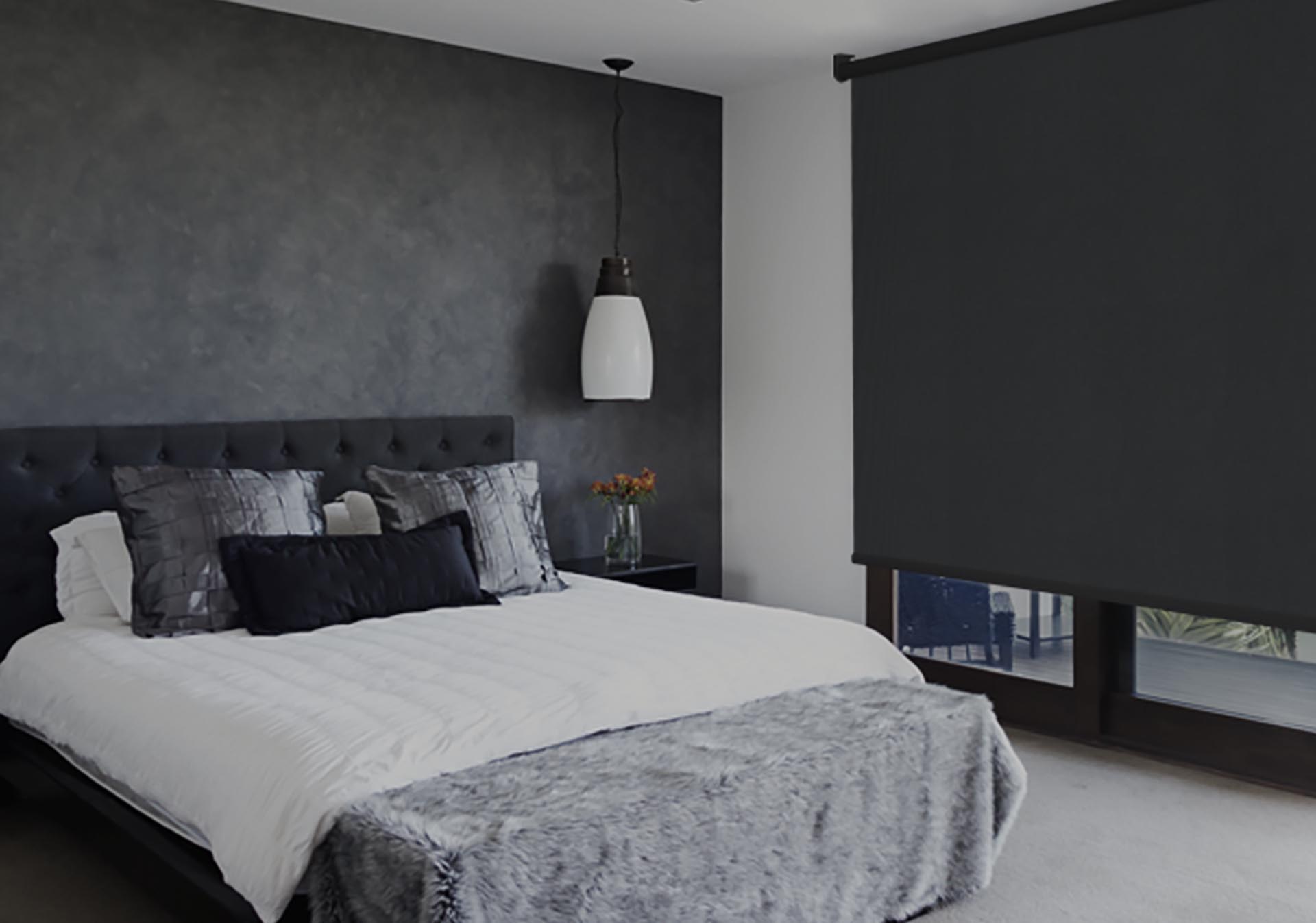 Black-out fabrics are excellent for bedrooms.